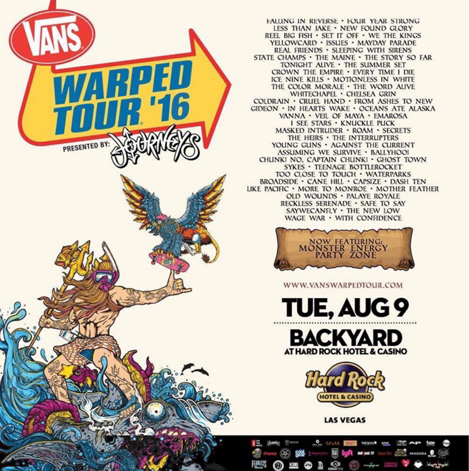 Vans Warped Tour Lineupleaked 