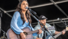 Andie Therio performs at Festival Country Lotbinière photo by Nicolas Racine