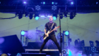 Yellowcard performs in New York City on the rooftop at Pier 17 photo Louie Galvez