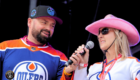 Edmonton Oilers fans during the 2024 Stanley Cup Playoffs photo by Alan Donnelly