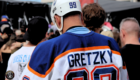 Edmonton Oilers fans during the 2024 Stanley Cup Playoffs photo by Alan Donnelly